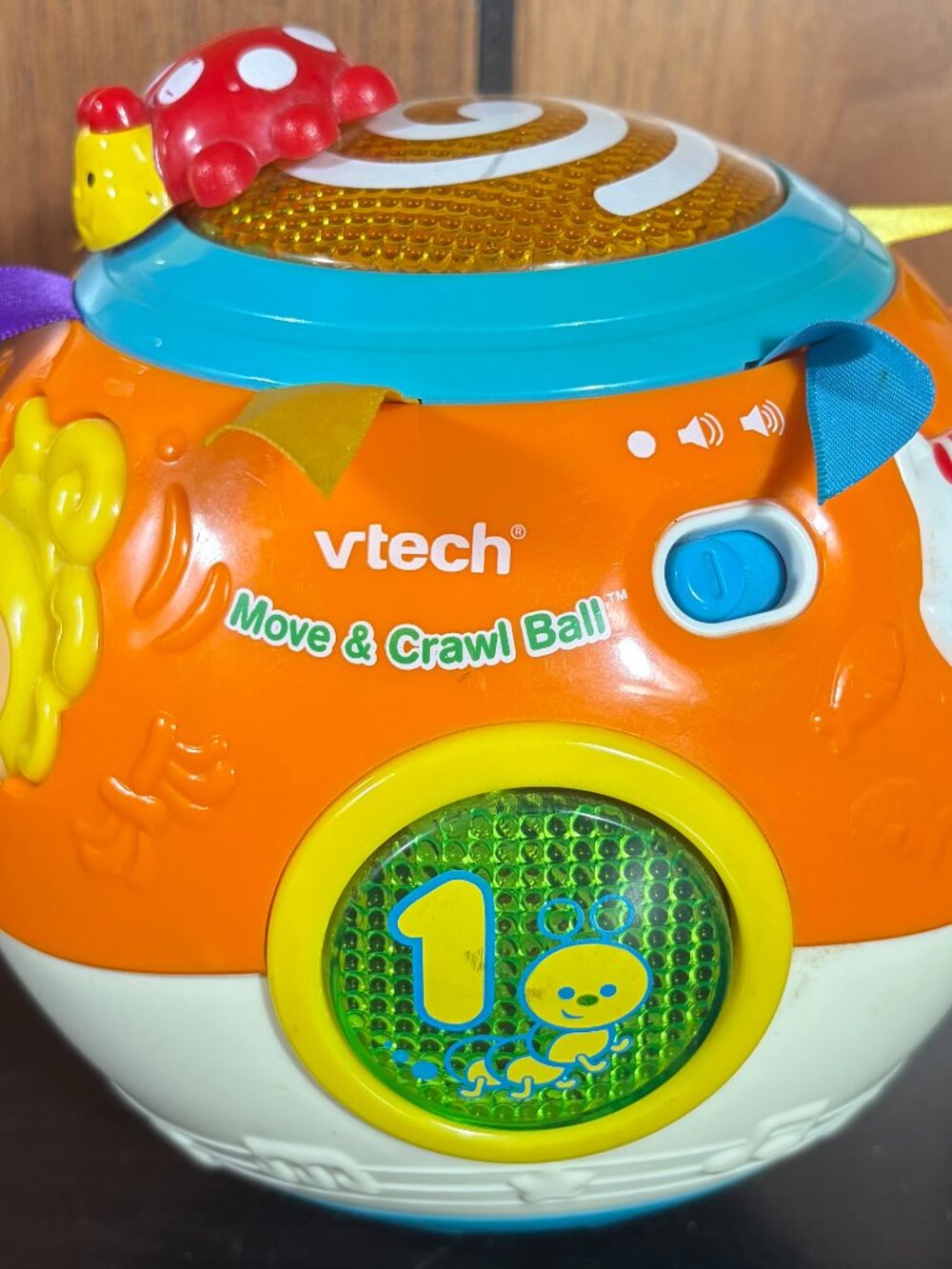 VTech Move & Crawl Ball Interactive Electronic Learning Toy Motorized Rolling